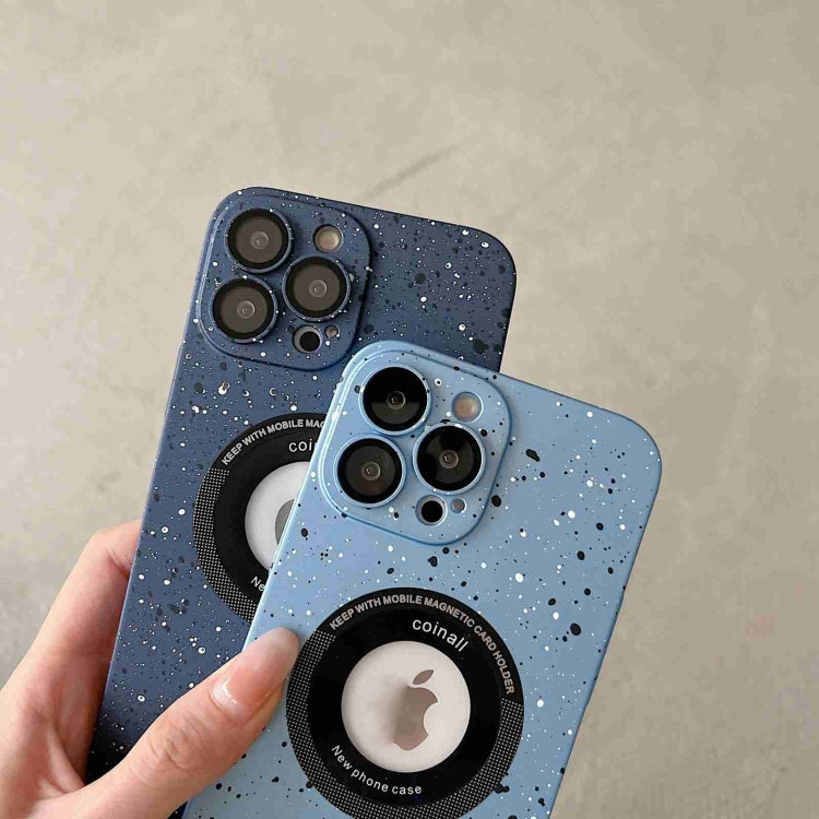 For iPhone 11 Splash Ink MagSafe Magnetic Phone Case(Royal Blue) by buy2fix