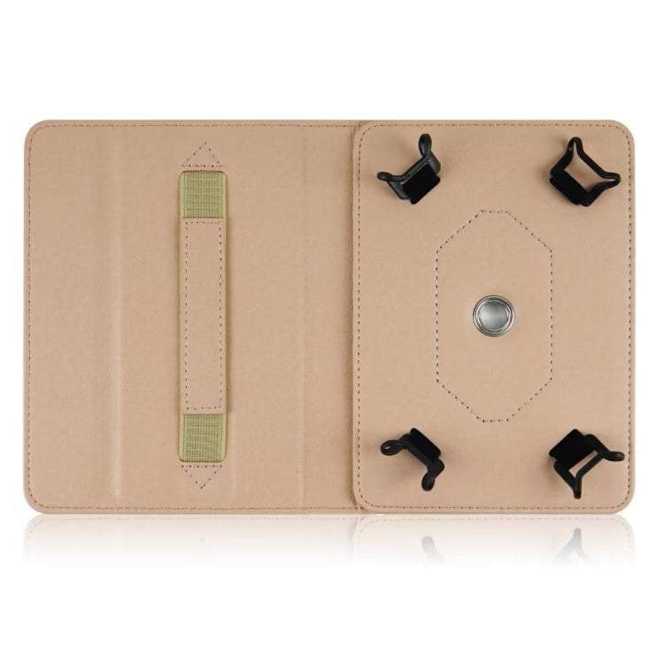 For 6 inch Rotating Universal Leather Tablet Case(Purple) - 7 inch by buy2fix | Online Shopping UK | buy2fix