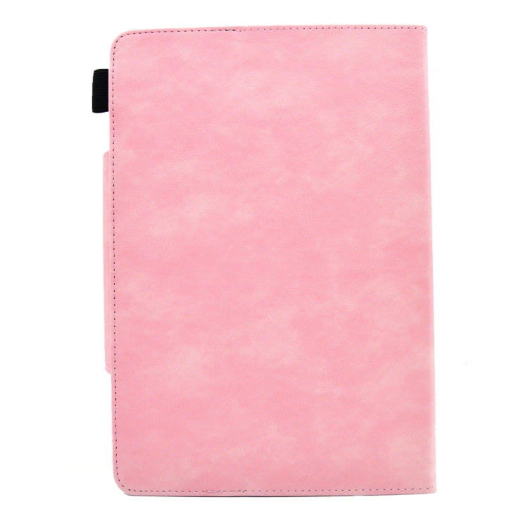 For 8 inch Suede Cross Texture Magnetic Clasp Leather Tablet Case(Pink) - 8 inch by buy2fix | Online Shopping UK | buy2fix