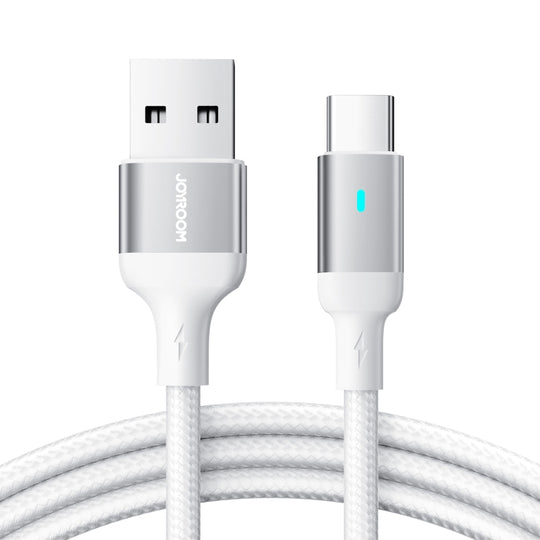 JOYROOM S-UC027A10 Extraordinary Series 3A USB-A to USB-C / Type-C Fast Charging Data Cable, Cable Length:1.2m(White)