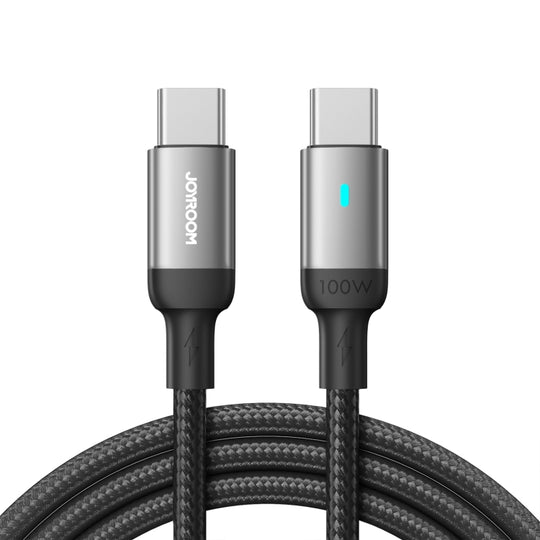 JOYROOM S-CC100A10 Extraordinary Series 100W USB-C / Type-C to USB-C / Type-C Fast Charging Data Cable, Cable Length:1.2m(Black)