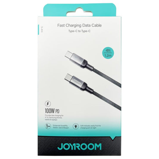 JOYROOM S-CC100A10 Extraordinary Series 100W USB-C / Type-C to USB-C / Type-C Fast Charging Data Cable, Cable Length:1.2m(Black) - USB-C & Type-C Cable by JOYROOM | Online Shopping UK | buy2fix