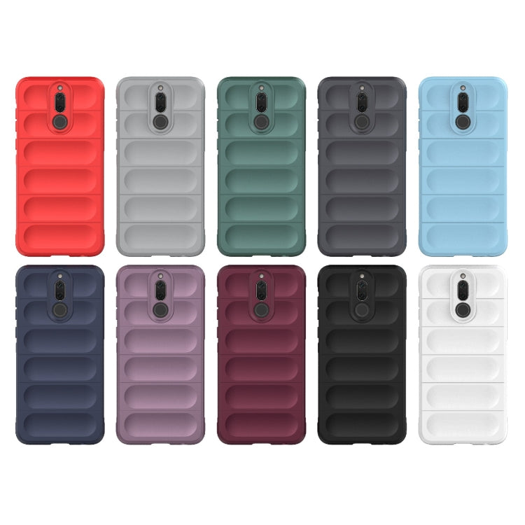 For Huawei Mate 10 Lite Magic Shield TPU + Flannel Phone Case(Purple) - Huawei Cases by buy2fix | Online Shopping UK | buy2fix