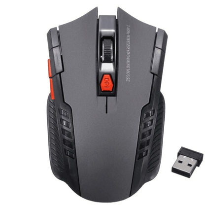 6-keys 2.4G 1600DPI Three-speed Adjustable Wireless Office Mouse(Silver Grey) by buy2fix