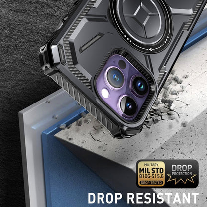 For iPhone 12 Pro Max Armor Series Holder Phone Case(Black) by buy2fix