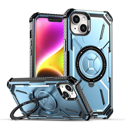 For iPhone 11 Armor Series Holder Phone Case(Blue) by buy2fix
