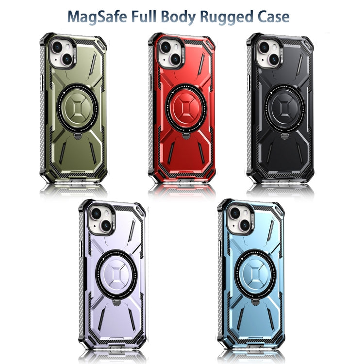 For iPhone 11 Armor Series Holder Phone Case(Light Purple) by buy2fix