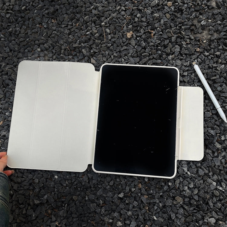 Pen Slot Magnetic Painted Detachable Tablet Leather Case For iPad 10.2 2021 / 2020 / 2019(Heart) - iPad 10.2 Cases by buy2fix | Online Shopping UK | buy2fix