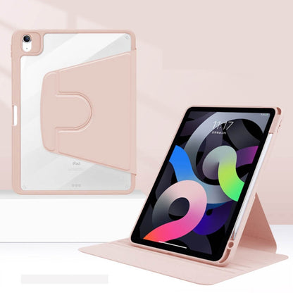 For Huawei MatePad Pro 11 inch Acrylic Rotating Leather Tablet Case(Pink) - Huawei by buy2fix | Online Shopping UK | buy2fix