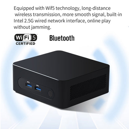 ZX03 Windows 11 Mini PC, Intel Twin Lake N150, Support Dual HDMI Output, Spec:16GB+256GB(US Plug) by buy2fix