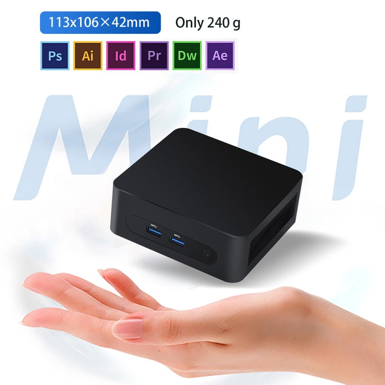 ZX03 Windows 11 Mini PC, Intel Twin Lake N150, Support Dual HDMI Output, Spec:16GB+1TB(UK Plug) by buy2fix