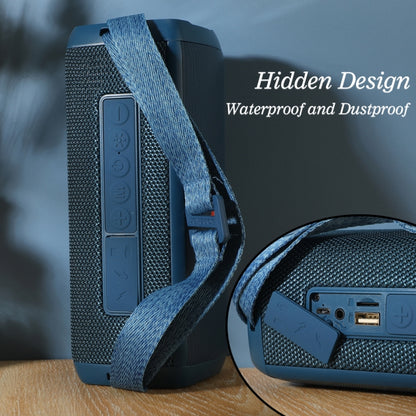 T&G TG345 Portable Outdoor Color LED Wireless Bluetooth Speaker(Blue) - Desktop Speaker by T&G | Online Shopping UK | buy2fix