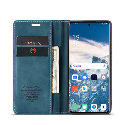 For OPPO Reno8 T 5G CaseMe 013 Multifunctional Horizontal Flip Leather Phone Case(Blue) - OPPO Cases by CaseMe | Online Shopping UK | buy2fix