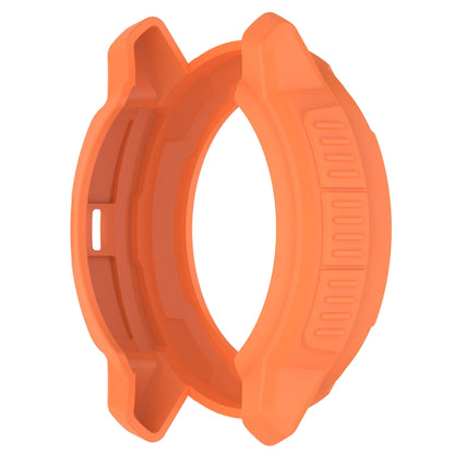 For Garmin Instinct Crossover Armor Hollow Watch Protective Case(Orange) - Watch Cases by buy2fix | Online Shopping UK | buy2fix