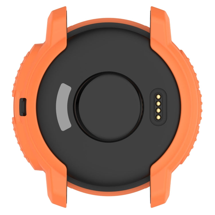 For Garmin Instinct Crossover Armor Hollow Watch Protective Case(Orange) - Watch Cases by buy2fix | Online Shopping UK | buy2fix