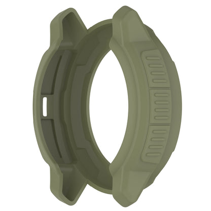For Garmin Instinct Crossover Armor Hollow Watch Protective Case(Jungle Green) - Watch Cases by buy2fix | Online Shopping UK | buy2fix