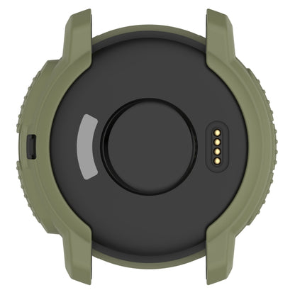 For Garmin Instinct Crossover Armor Hollow Watch Protective Case(Jungle Green) - Watch Cases by buy2fix | Online Shopping UK | buy2fix