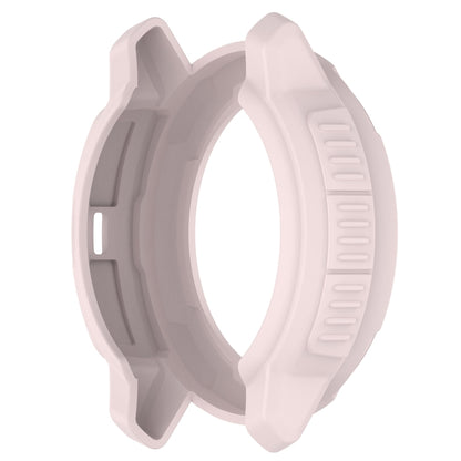 For Garmin Instinct Crossover Armor Hollow Watch Protective Case(Light Pink) - Watch Cases by buy2fix | Online Shopping UK | buy2fix