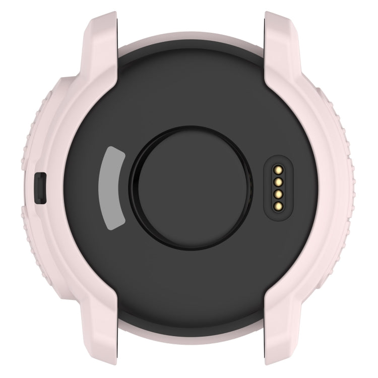 For Garmin Instinct Crossover Armor Hollow Watch Protective Case(Light Pink) - Watch Cases by buy2fix | Online Shopping UK | buy2fix