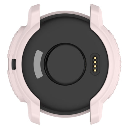 For Garmin Instinct Crossover Armor Hollow Watch Protective Case(Light Pink) - Watch Cases by buy2fix | Online Shopping UK | buy2fix