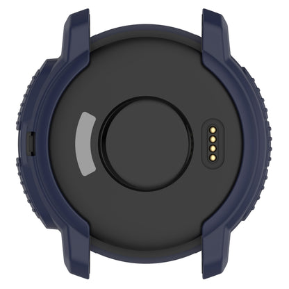 For Garmin Instinct Crossover Armor Hollow Watch Protective Case(Midnight Blue) - Watch Cases by buy2fix | Online Shopping UK | buy2fix