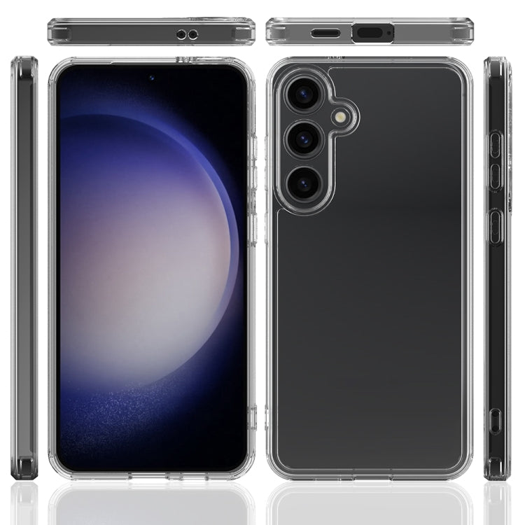 For Samsung Galaxy A55 Scratchproof Acrylic TPU Phone Case(Transparent) by buy2fix