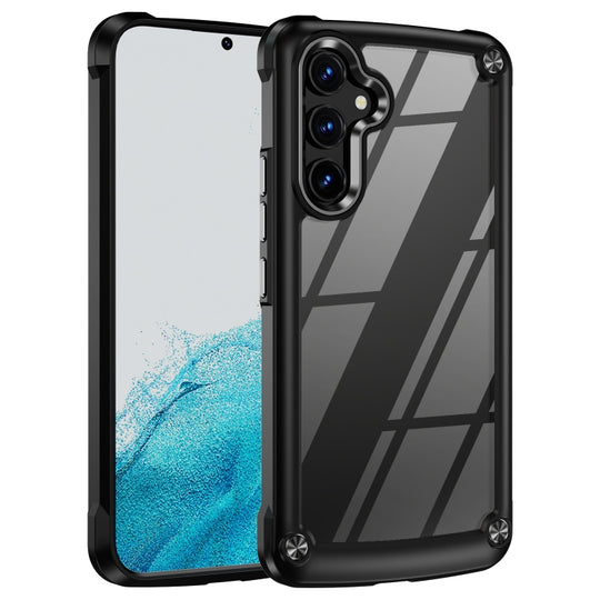 For Samsung Galaxy A54 TPU + PC Lens Protection Phone Case(Black)
