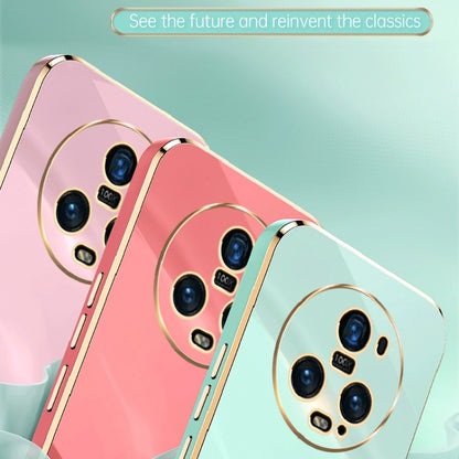 For Honor Magic5 Pro 5G XINLI Straight Edge 6D Electroplate TPU Phone Case(Black) - Honor Cases by XINLI | Online Shopping UK | buy2fix