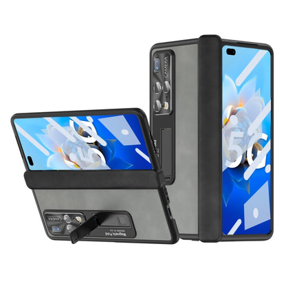 For Huawei Mate X2 5G Napa Texture All-inclusive Phone Case(White) - Huawei Cases by buy2fix | Online Shopping UK | buy2fix