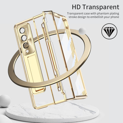 For Samsung Galaxy Z Fold3 5G Phantom Series Integrated Folding Phone Case(Champagne Gold) - Galaxy Phone Cases by buy2fix | Online Shopping UK | buy2fix