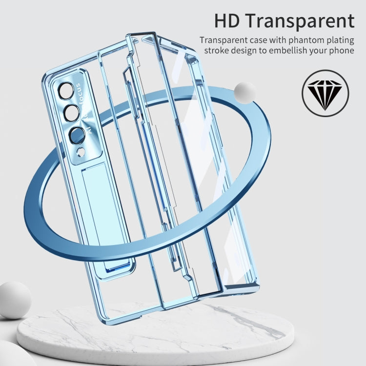 For Samsung Galaxy Z Fold3 5G Phantom Series Integrated Folding Phone Case(Blue) - Galaxy Phone Cases by buy2fix | Online Shopping UK | buy2fix