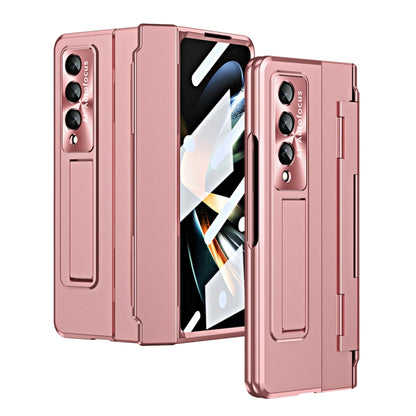 For Samsung Galaxy Z Fold3 5G Integrated Folding Phone Case with Hinge(Rose Gold) - Galaxy Phone Cases by buy2fix | Online Shopping UK | buy2fix