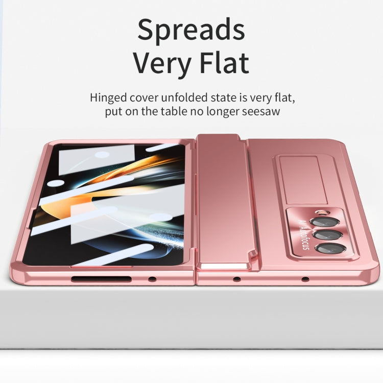 For Samsung Galaxy Z Fold3 5G Integrated Folding Phone Case with Hinge(Rose Gold) - Galaxy Phone Cases by buy2fix | Online Shopping UK | buy2fix