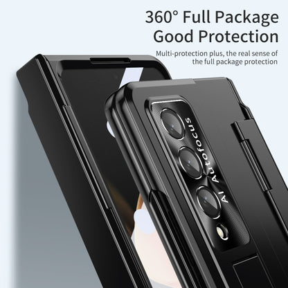 For Samsung Galaxy Z Fold3 5G Integrated Folding Phone Case with Hinge(Black) - Galaxy Phone Cases by buy2fix | Online Shopping UK | buy2fix