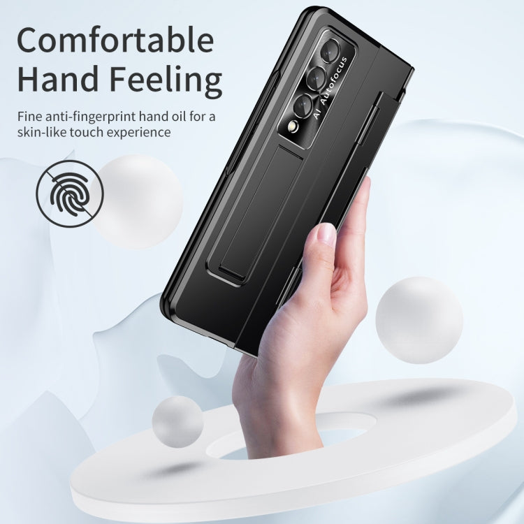 For Samsung Galaxy Z Fold3 5G Integrated Folding Phone Case with Hinge(Black) - Galaxy Phone Cases by buy2fix | Online Shopping UK | buy2fix