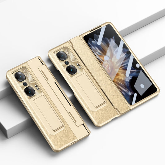 For Honor Magic Vs Integrated Full Coverage Phone Case with Hinge(Gold) - Honor Cases by buy2fix | Online Shopping UK | buy2fix