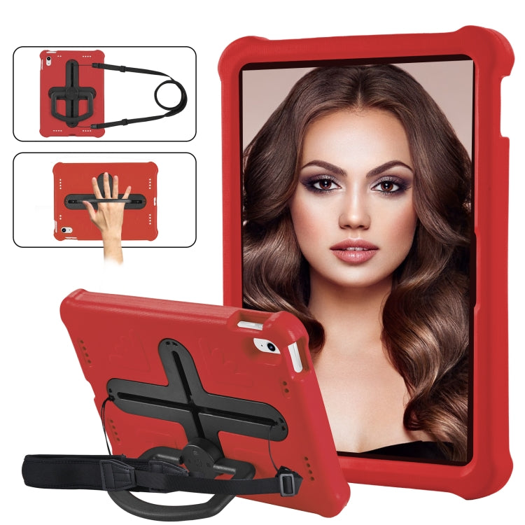 For iPad 2025 / 2022 Shield 360 Rotation Handle EVA Shockproof PC Tablet Case(Red Black) - iPad 2025 / 2022 Cases by buy2fix | Online Shopping UK | buy2fix