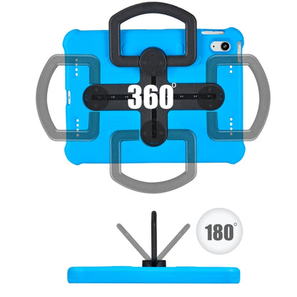 For iPad 2025 / 2022 Shield 360 Rotation Handle EVA Shockproof PC Tablet Case(Blue Black) - iPad 2025 / 2022 Cases by buy2fix | Online Shopping UK | buy2fix