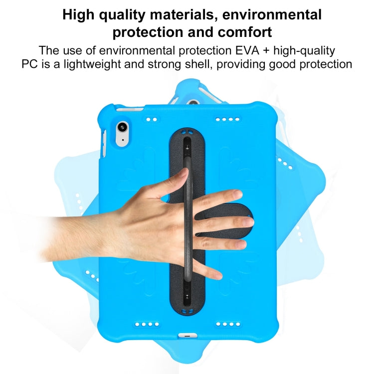For iPad 2025 / 2022 Shield 360 Rotation Handle EVA Shockproof PC Tablet Case(Blue Black) - iPad 2025 / 2022 Cases by buy2fix | Online Shopping UK | buy2fix