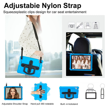 For iPad 2025 / 2022 Shield 360 Rotation Handle EVA Shockproof PC Tablet Case(Blue Black) - iPad 2025 / 2022 Cases by buy2fix | Online Shopping UK | buy2fix