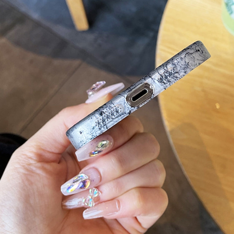 For iPhone 14 Silk Ink Pattern MagSafe PC Phone Case(Red) by buy2fix