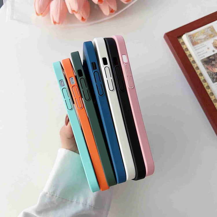 For iPhone 12 Skin Feel CD Texture MagSafe Magnetic Phone Case(Dark Green) by buy2fix
