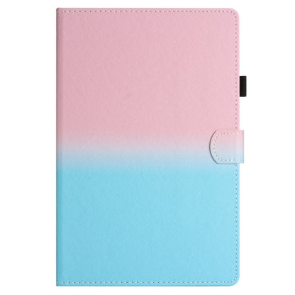 For 8 inch Universal Stitching Gradient Leather Tablet Case(Pink Blue) - 8 inch by buy2fix | Online Shopping UK | buy2fix