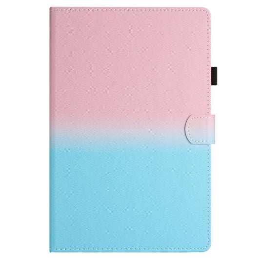 For 8 inch Universal Stitching Gradient Leather Tablet Case(Pink Blue) - 8 inch by buy2fix | Online Shopping UK | buy2fix