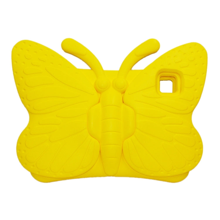 For iPad 2025 / 2022 Butterfly Bracket Style EVA Children Shockproof Tablet Protective Case(Yellow) - iPad 2025 / 2022 Cases by buy2fix | Online Shopping UK | buy2fix