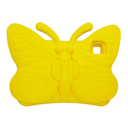 For iPad 2025 / 2022 Butterfly Bracket Style EVA Children Shockproof Tablet Protective Case(Yellow) - iPad 2025 / 2022 Cases by buy2fix | Online Shopping UK | buy2fix