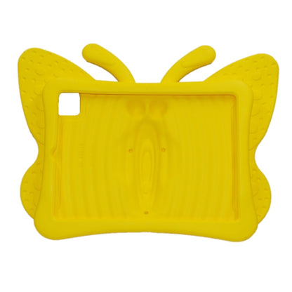 For iPad 2025 / 2022 Butterfly Bracket Style EVA Children Shockproof Tablet Protective Case(Yellow) - iPad 2025 / 2022 Cases by buy2fix | Online Shopping UK | buy2fix
