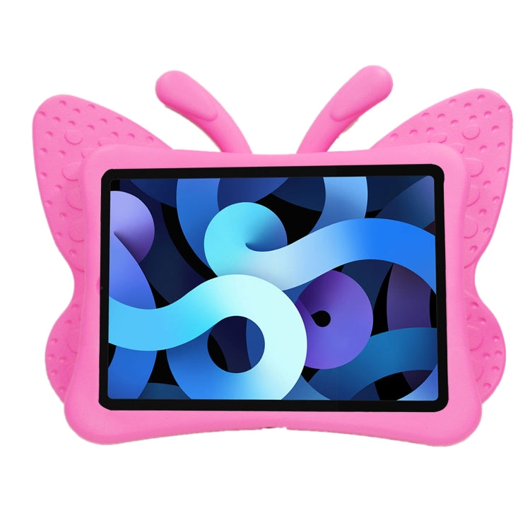 For iPad 2025 / 2022 Butterfly Bracket Style EVA Children Shockproof Tablet Protective Case(Rose Red) - iPad 2025 / 2022 Cases by buy2fix | Online Shopping UK | buy2fix