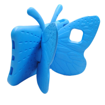 For iPad 2025 / 2022 Butterfly Bracket Style EVA Children Shockproof Tablet Protective Case(Blue) - iPad 2025 / 2022 Cases by buy2fix | Online Shopping UK | buy2fix