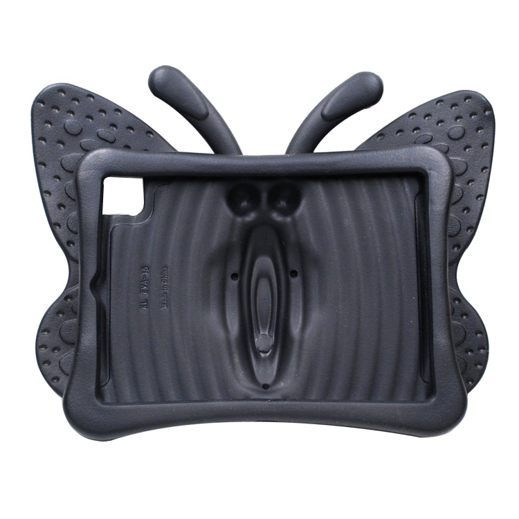 For iPad 2025 / 2022 Butterfly Bracket Style EVA Children Shockproof Tablet Protective Case(Black) - iPad 2025 / 2022 Cases by buy2fix | Online Shopping UK | buy2fix
